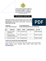 Iklan Jawatan Kosong Majlis Daerah Sabak Bernam PDF