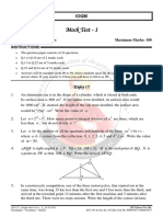 2022-23 IOQM (Mock Test - 1) - 16.10.2022 PDF