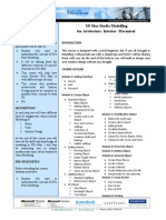 Syllabus 3D Max Studio Modelling For 3 Days