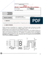 LAB # 3 Decodificador 7448 y Displays Catodo Comun