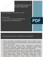 Pembelajaran Yang Berpijak Pada Teori Belajar Humanisme