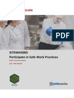 Learner - SITXWHS005 Participate in Safe Work Practices PDF