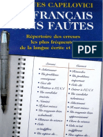 Jacques Capelovici - Le français sans fautes. Répertoire des erreurs les plus fréquentes de la langue écrite et parlée (1994).pdf