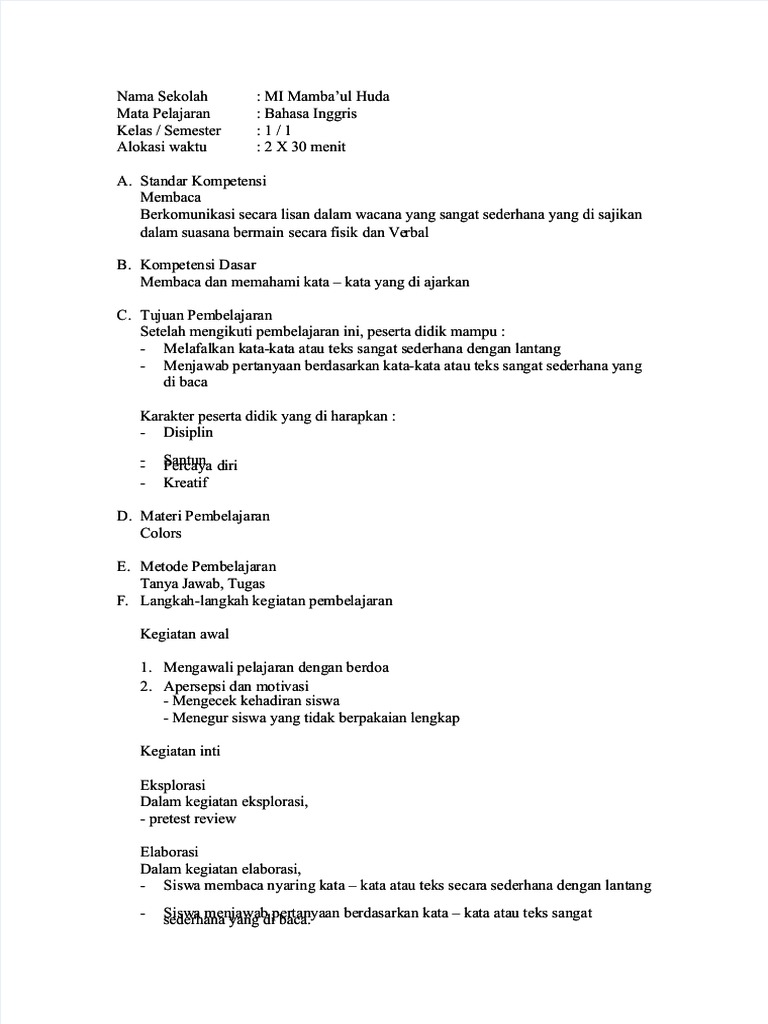pdf-contoh-rpp-bahasa-inggris-kelas-1-sd-mi_compress | PDF