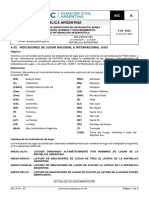 Aic A03 23 Indicadores de Lugar 3 y 4 Letras