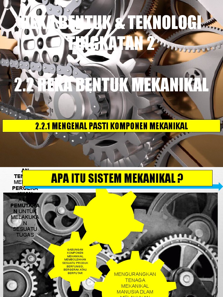 2.2.1 Mengenal Pasti Komponen Mekanikal | PDF