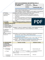 Week 7 8 - Sample Learning Plan