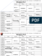 Jadwal KBM Siswa - Berlaku 14 Nop 22