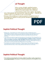 Sophists Shaped Greek Political Thought