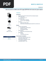 Ultra Low Power 32-Mbit Serial SPI Page EEPROM With Dual and Quad Outputs