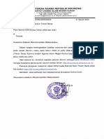 Surat Permohonan Pengisian Kuesioner Tracer Study Alumni PDF