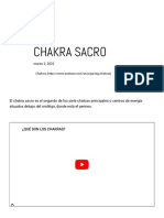 Chakra Sacro (Svadhishthana) - Sanar y Desbloquear El Segundo Chakra