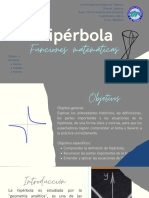 Hipérbola. Funciones Matemáticas. Diapositivas.