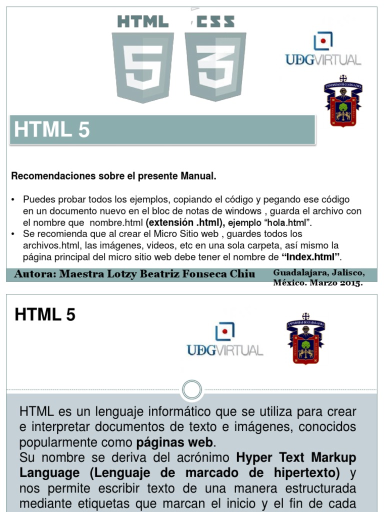HTML5 | PDF | HTML | Red mundial