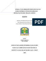 Kendala-Kendala Yang Dihadapi Oleh Guru Dalam Menerapkan Kurikulum 2013 Di Madrasah Ibtidaiyah Negeri 3 Rejang Lebong