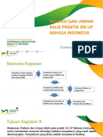 4. Pengantar Refleksi dan Umpan Balik Praktik ON UP Bhs Indonesia.pptx