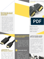 Folleto Brochure de Servicios Empresa Profesional Amarillo