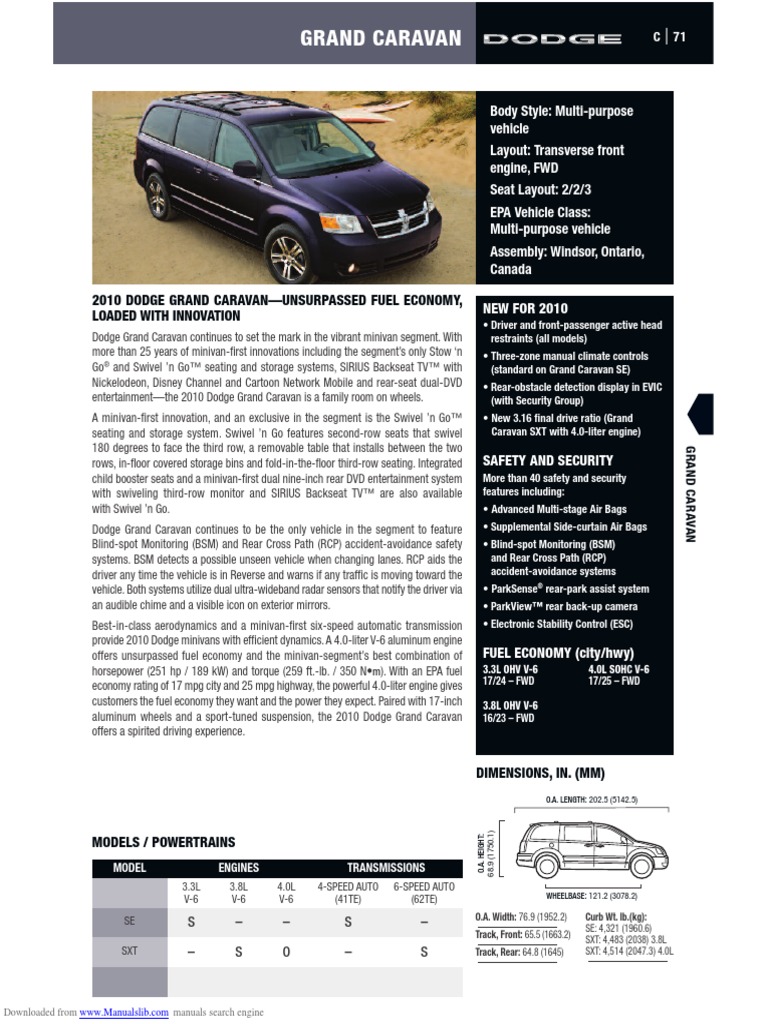 br-2010-dodge-grand-caravan-pdf-horsepower-automatic-transmission