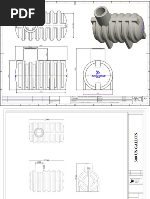 500 US GALLON underground PVC
