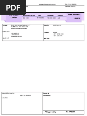 51305 Purchase Order Report PO-00053