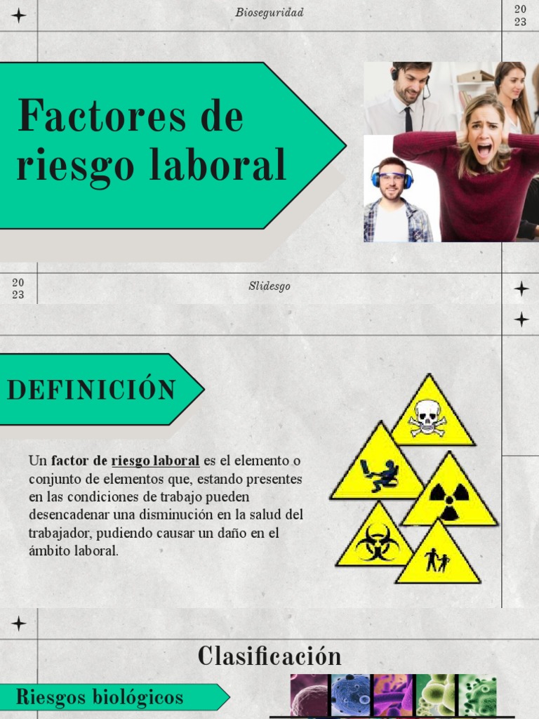 Factores de Riesgos Laborales-1 | PDF