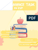 Performance Task in ESP PDF