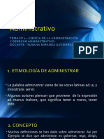 TEMA 1 Derecho Administrativo