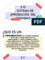 2.12 El Sistema de Aprobación Del Convenio