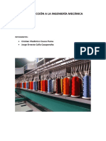 Introducción a la ingeniería mecánica en la industria textil