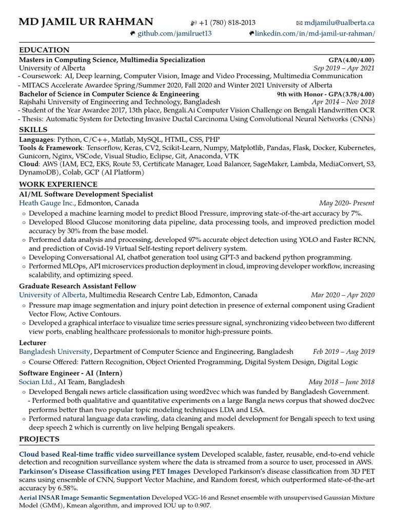 Canada cv format pdf pdf artificial intelligence intelligence ai