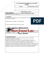 7.formato Acta de Cierre de La Auditoria