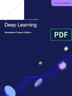 Deep Learning Nanodegree Syllabus