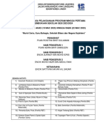 Jadual Pelaksanaan Program Minggu 1 Persekolahan Sesi 2023