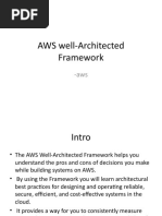 AWS Well Architected Framework