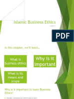 Islamic Business Ethics Chapter 1 Summary