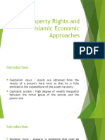 Property Rights and Islamic Economic Approaches