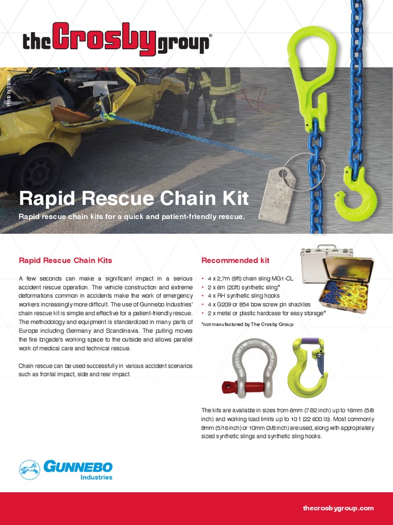 Rapid Rescue Chain Kit Overview | PDF | Manufactured Goods