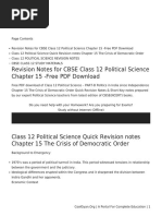 Chapter 15 The Crisis of Democratic Order