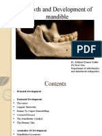 Growth and Development of Mandible