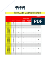 Cartilla de Mantenimiento Sinotruk A7 420 HP Tracto 6X4 Diesel