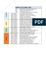 Rol Vacunación Antirrábica Sabado 22 Abril 2023