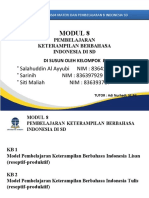 PPT PDGK4504 Modul 8 Kelompok 8