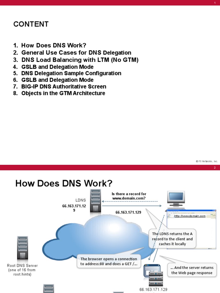 GTM Advanced Topics - v5 | PDF | Domain Name System | Load Balancing ...