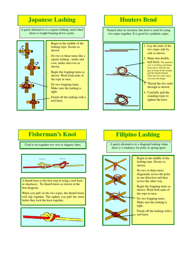 lashing Knot Rope