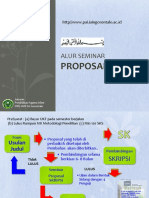 Alur Seminar Proposal Skripsi 1