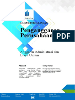 Modul Penganggaran Perusahaan - 8