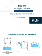 Lecture - BJT AC-Analysis