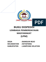 Buku Ekspedisi LPM Desa Bangun Rejo