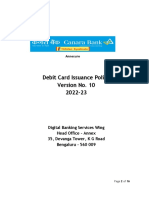 Debit Card Issuance Policy 2022 23 - 19july20221 PDF