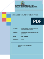 Spesifikasi Teknis Tanggul S.Allu PDF